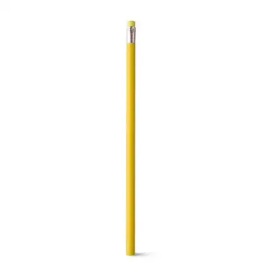 Lápis personalizado amarelo com borracha - 195056
