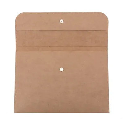 Pasta envelope ecológica: aberta