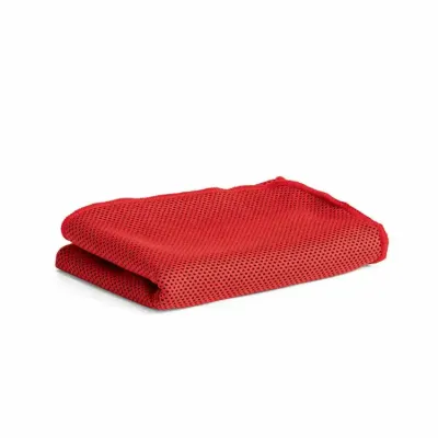 Toalha esportiva em poliamida vermelha - 1689780