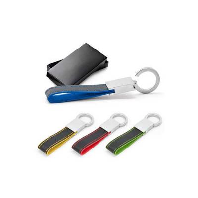 Chaveiro de Couro Colorido Personalizado