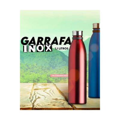 Garrafa Inox 1,1 Litros Personalizada para Brindes - 1987654