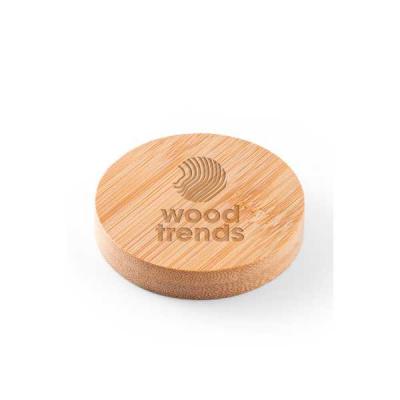 Porta copos em bambu com descapsulador Personalizado