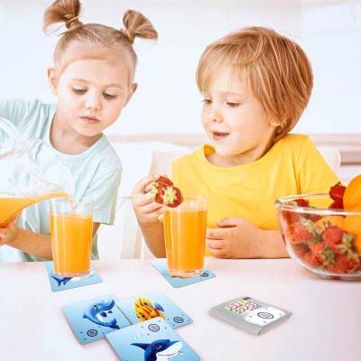 Porta Copos Magnético para Crianças em cores 4x0 - 1332712