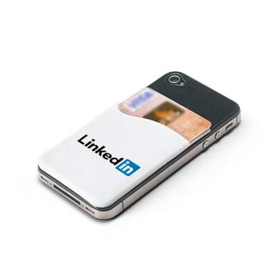 Porta-cartão de silicone para celular
