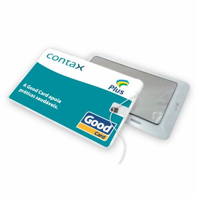 Cartão de visita fio dental sabor de menta