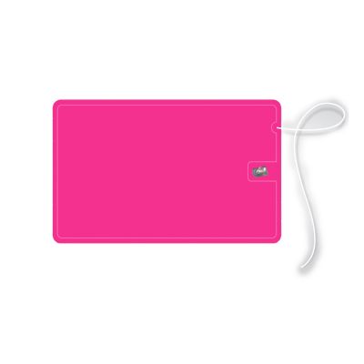 Cartão com fio dental na cor rosa - 149188