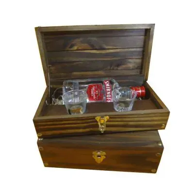 Kit vodka com Smirnoff e 2 copos dose