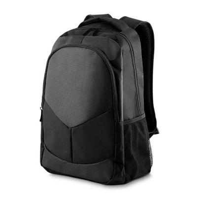 Mochila com bolso frontal com zíper e dois bolsos laterais