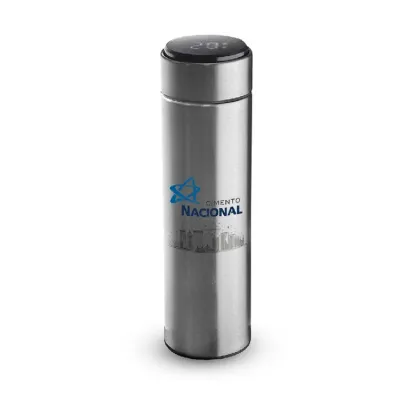 Garrafa em aço inox 450 ml com infusor