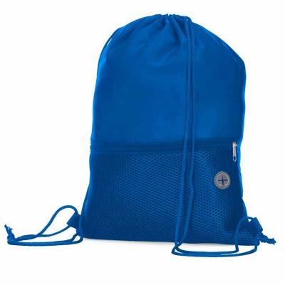 Saco mochila com bolso frontal com zíper