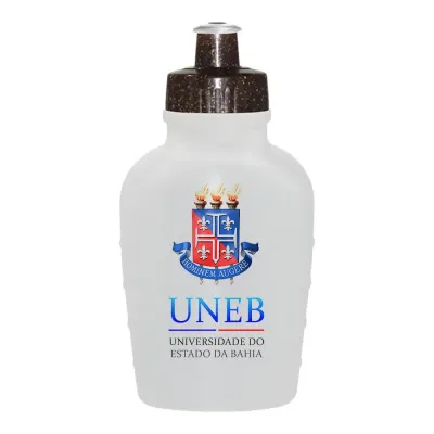 Cantil 500mL com tampa ecológica em fibra de coco, design funcional e vedação segura, ideal para brindes personalizados promocionais
