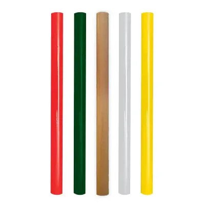 Lápis Carpinteiro Oval de Madeira (várias cores)