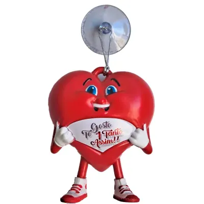 Boneco em 3D - Coração Feliz