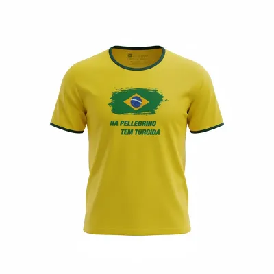 Camiseta Verde e Amarela Copa do Mundo - Frente