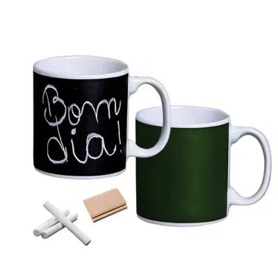 CANECA LOUSA 300ML COM GIZ E APAGADOR