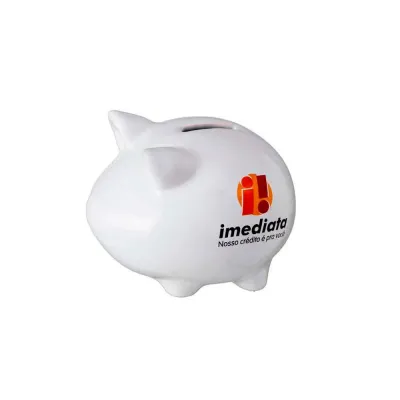 Cofre de porcelana porquinho personalizado .