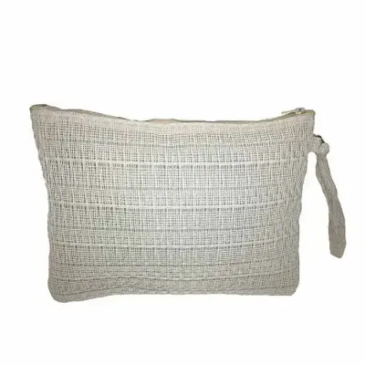 NECESSAIRE TELA CRU COM ALÇA