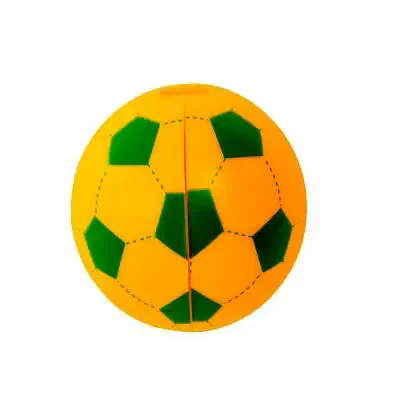 Suporte para escova de dente bola de futebol