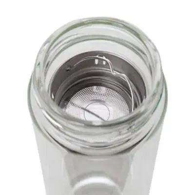 Garrafa de vidro com infusor de chá 360ml - 1334906
