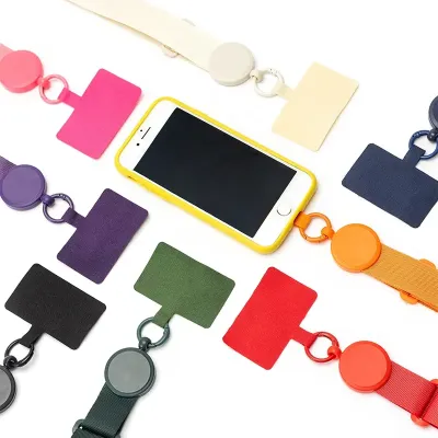 Cordão com alça ajustável para celular - várias cores