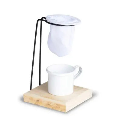 Coador de café com caneca branca  - 1511171