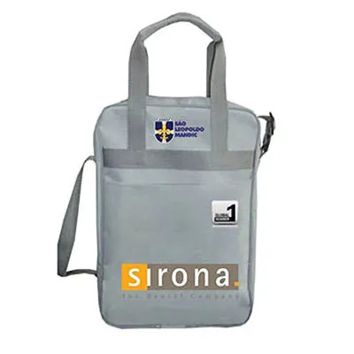 Pasta em nylon, bolso frontal