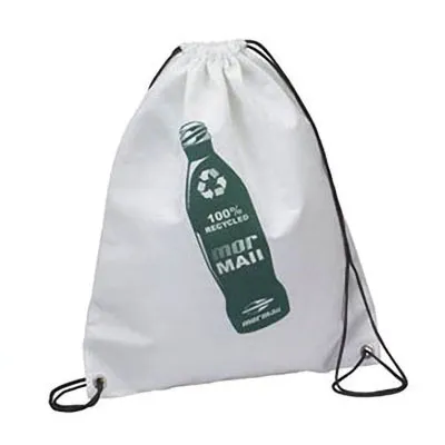 Mochila saco em pet branco
