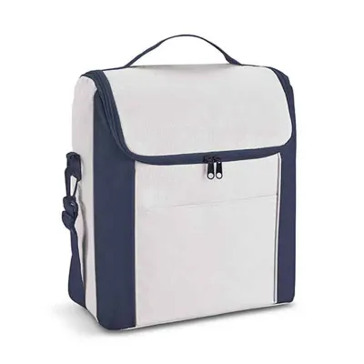 Bolsa térmica branca com azul - 210144