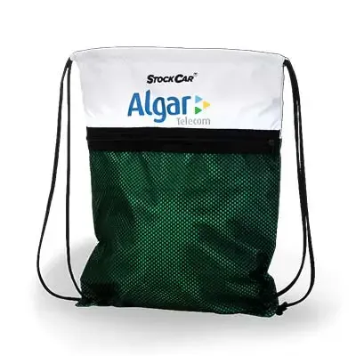 Mochila saco personalizada em nylon emborrachado - 425518