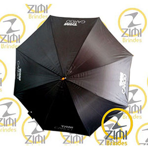 Guarda-chuva preto personalizado 