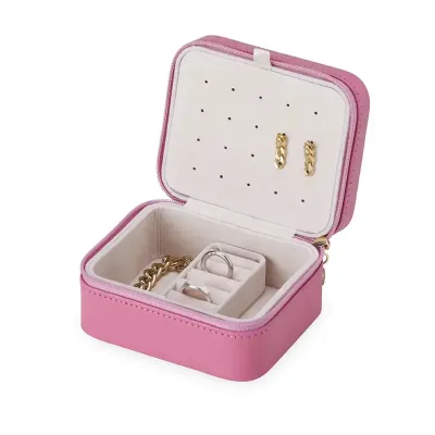 Porta joias de sintético rosa  - 1740500