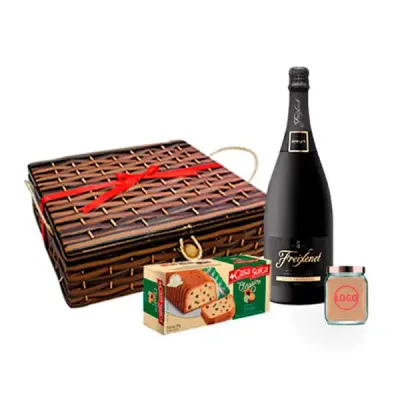 Kit natal baú com Espumante