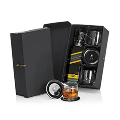 Kit presente com Whisky Johnnie Walker Black Label