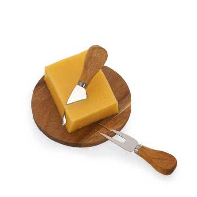 Kit queijo com 03 peças Personalizado