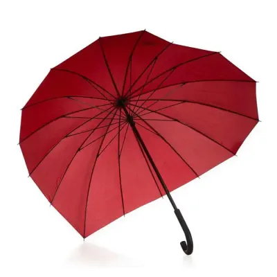 Guarda-chuva em nylon no formato de coração - 980097