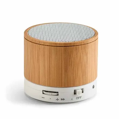 Caixa de som com microfone Bambu com transmissão por bluetooth - 1216025