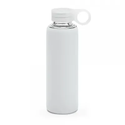 Squeeze Vidro Borossilicato e bolsa em silicone branco - 1028864