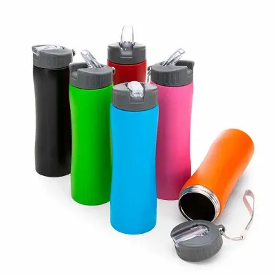 Squeeze Metal 600ml: opções de cores