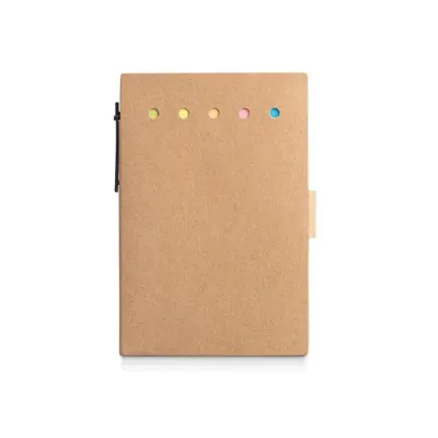 Caderno ecológico com adesivos - 1801665