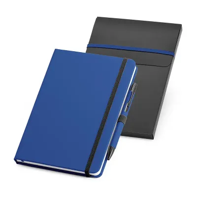 Kit de caderno e esferográfica caneta