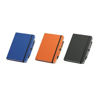 Kit de caderno e esferográfica: opções de cores - 1801723