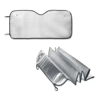 Protetor solar para carros em espuma de PE e forrado com 1 folha de alumínio. - 1801734