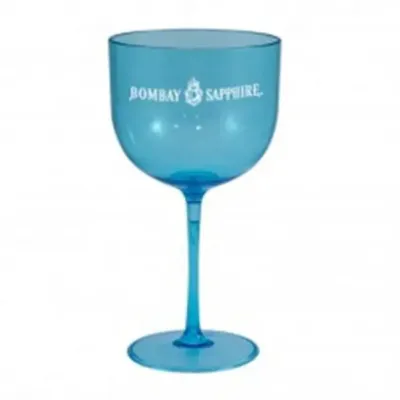 Taça de Gin 550 ml Bicolor azul personalizada 