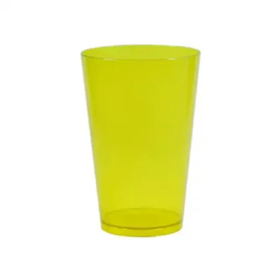 Copo plástico ou acrílico, 400 ml, na cor verde