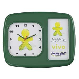 Relógio Multi verde, nas medida: 48 X 38 cm 