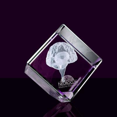 Peça em Cristal Óptico 100% translúcida neurociencia