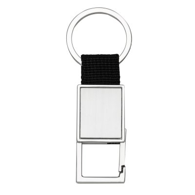 Chaveiro de Metal com Mosquetão e Alça de Nylon Personalizado 1