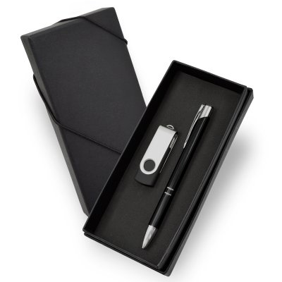 Kit Caneta e Pen Drive Personalizado 1