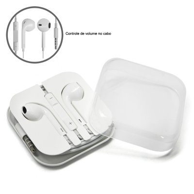 Fone de Ouvido com Microfone e Estojo Personalizado 1