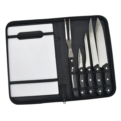 Kit Churrasco 6 Peças com Tábua Personalizado 1